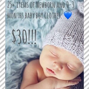 Bundle of Baby Boy Clothes